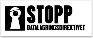 Stopp Datalagringsdirektivet Logo