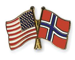 Flagg Norge-USA