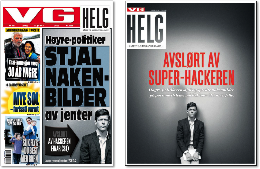 VG om Tor Johannes  Helleland